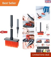 Thorough Keyboard & Airpod Cleaner - 5-in-1 with Keycap Puller, Red & Black