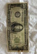 $500 Federal Reserve Note - Series 1934 -McKinley - Obsolete Large Denomination