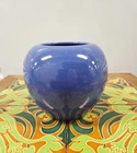 Vintage Unmarked Blue Bauer Pottery Fred Johnson Rose Bowl