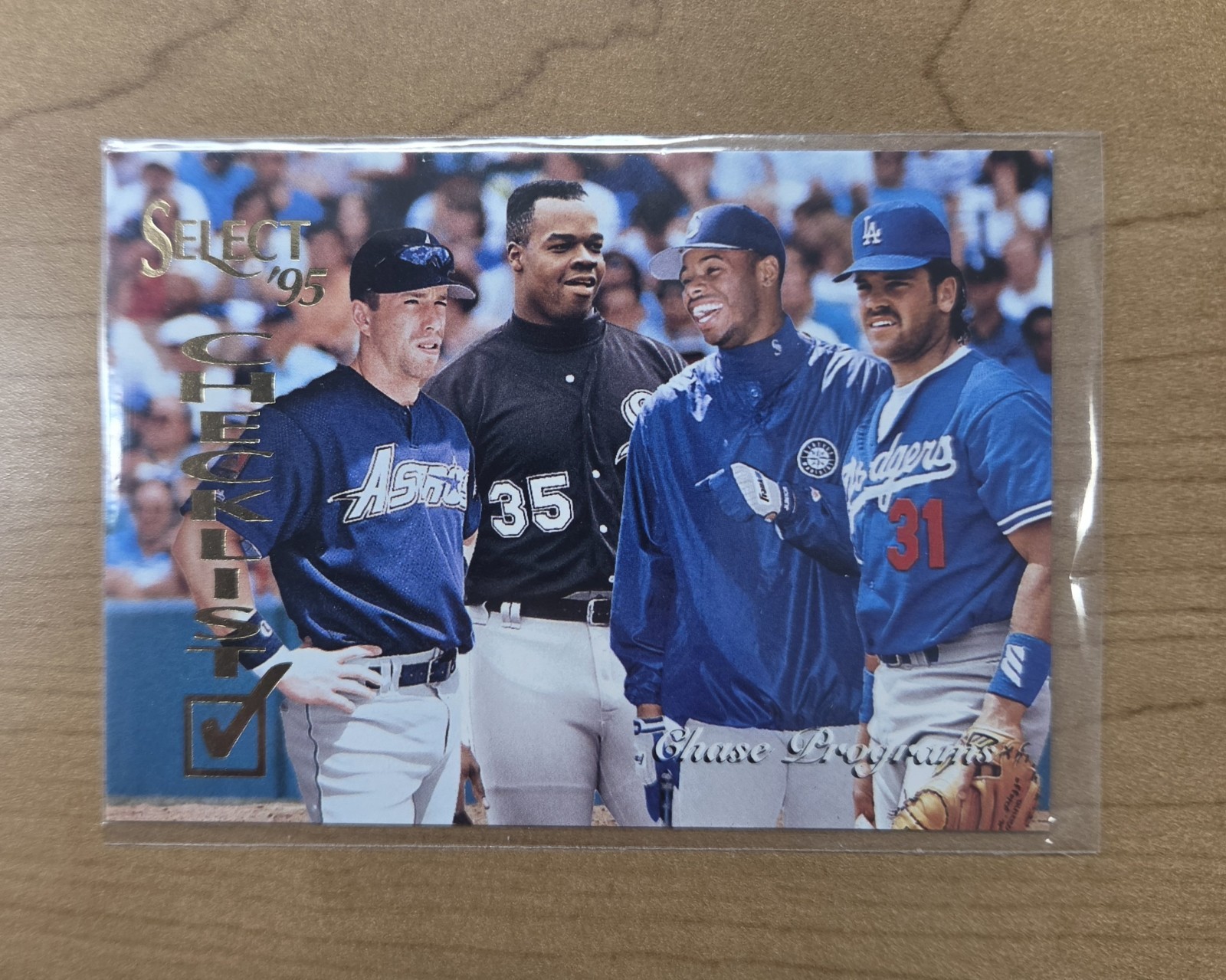1995 Select Checklist #250 Baseball Chase Programs