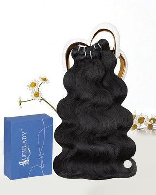 Human Hair Bundles Body Wave 20 Inch Triple Bundle Remy Lucklady Lifespan Virgin