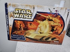 2003 STAR WARS CLONE WARS TRADE FEDERATION AAT ARMORED ASSAULT TANK VEHICLE New