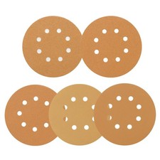 50 PCS 5 Inch 8 Hole Sanding Discs Hook and Loop, 60 80 120 220 320 Assorted ...