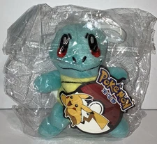 Pokemon Squirtle Plush Toy Backpack Clip Key Chain 4" Soft Plush