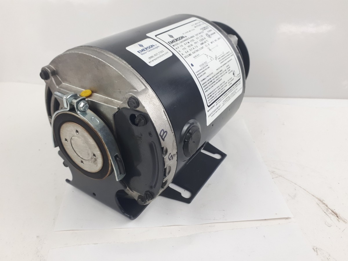 Emerson SA55NXSFB 4866 Fan Motor 1725RPM 1/3HP Reversible w Base