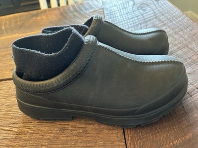 UGG Tasman X BLACK Removable Sock Slip on Clog Shoe Rain Boots Size 10 Women