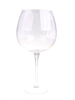 INNA-Glas Blumenvase Roger Air, Auf Standfuß, Klar, 70Cm, Ø29Cm