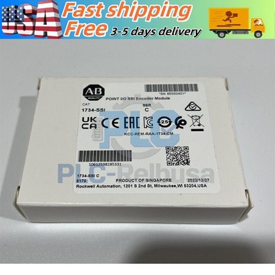 1PC AB 1734-SSI AB AB POINT I/O SSI Encoder Input Module Sealed US Free Tax