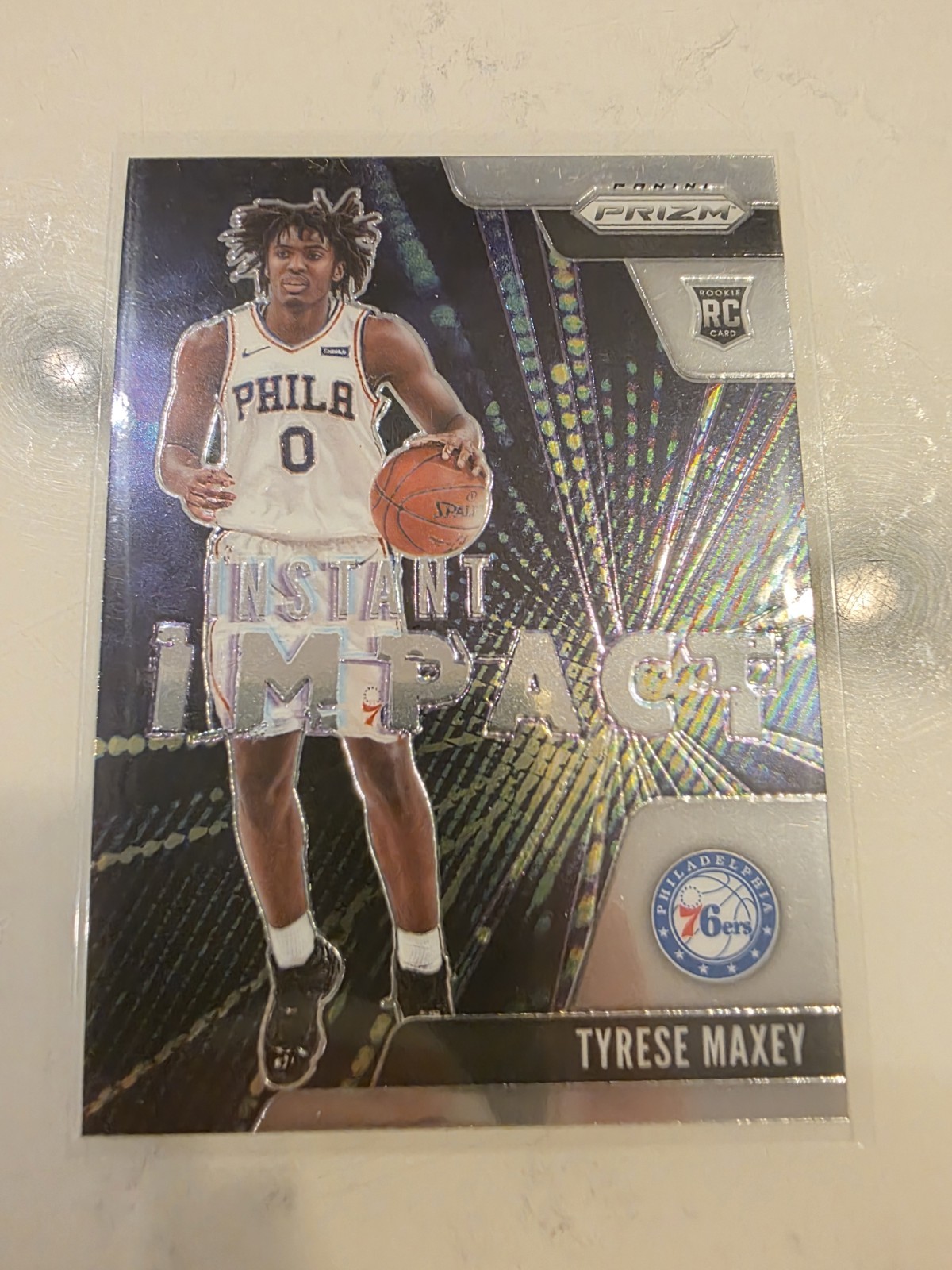 2020 Panini Prizm Tyrese Maxey Rookie 16 MINT