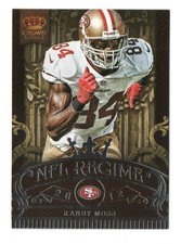 2012 Panini Crown Royale Randy Moss NFL Regime San Francisco 49ers 22