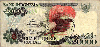 Indonesia 20 000 Rupiah 1995