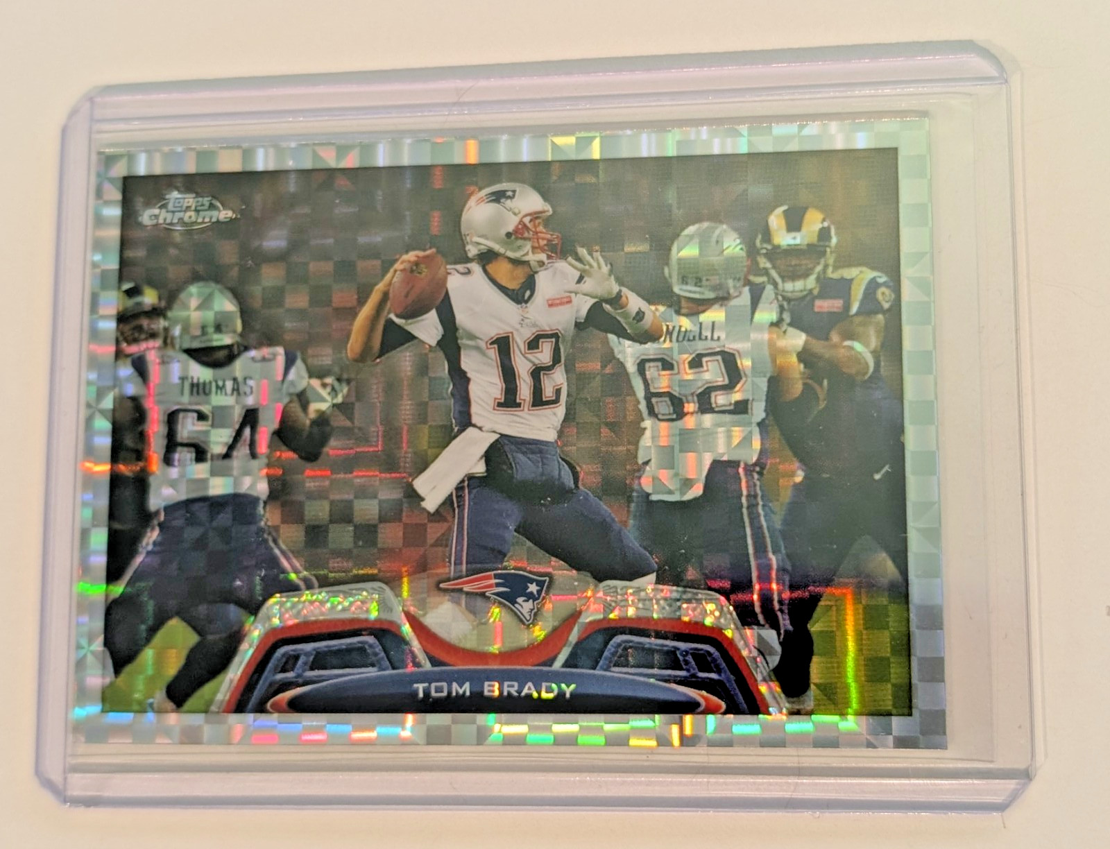 2013 Topps Chrome X-Fractor - Tom Brady #50