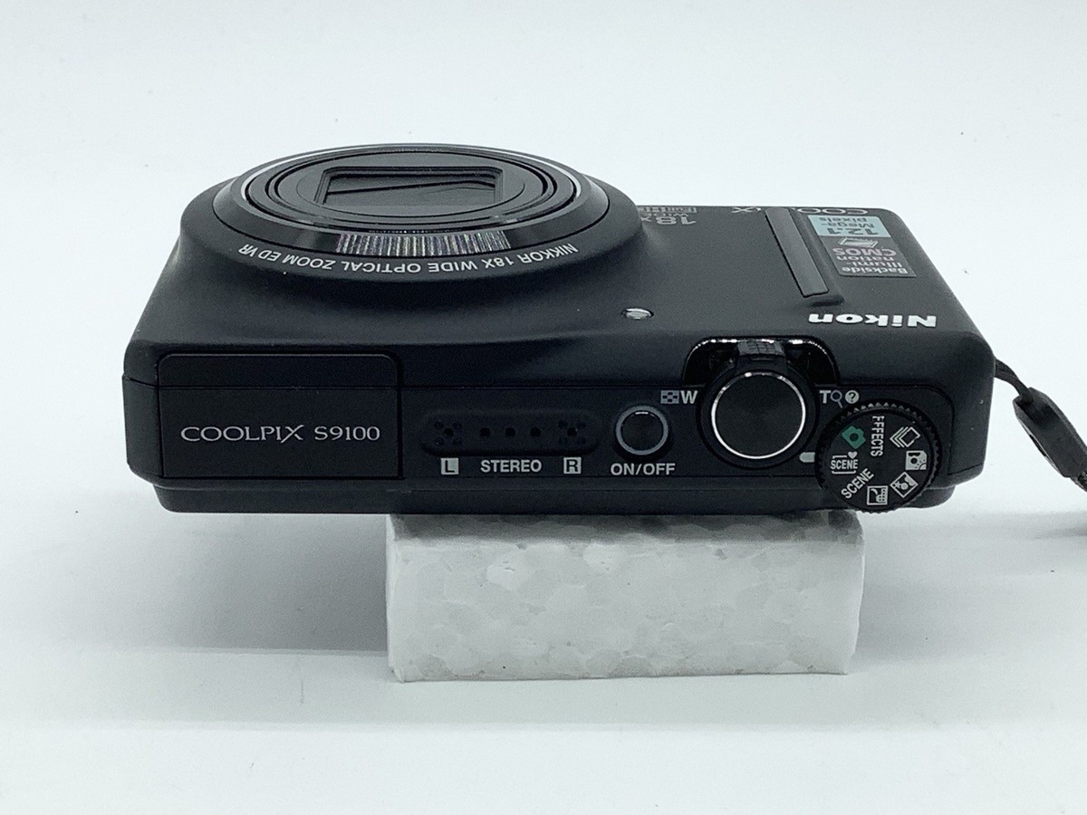 Nikon Coolpix S9100 12.1MP Digital Camera For Parts Or
