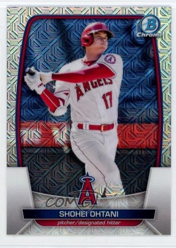 2023 Bowman Mega Box Chrome Mojo Refractor Shohei Ohtani #51 0ra3