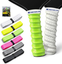 Ribbed Pickleball Overgrip Tape, Non-Slip Sweat-Wicking Racquet Grip for Pickleb