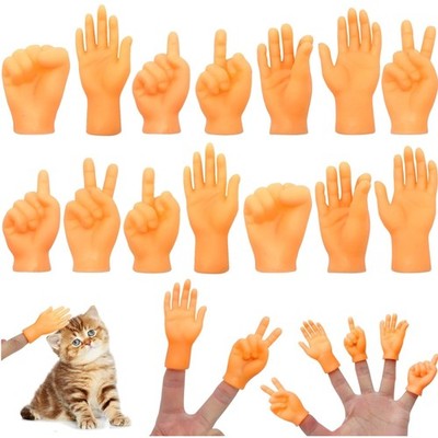 mini hände Fingerpuppen?14 Stück kleine Hände?tiny Hands?Hände Fingerpuppe Set,