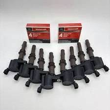 Motorcraft Oem 8 Ignition Coil Dg521 8 Spark Plug Sp509 For Ford F150 4.6 5.4l