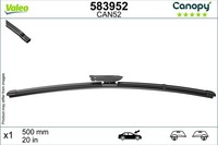 Wischblatt FÜR Renault Kangoo Express (FW0/1 ) - Valeo 583952