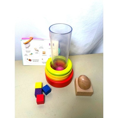 Lovevery The Explorer Kit - First Blocks, Stacking Ring Tube, Montessori Egg