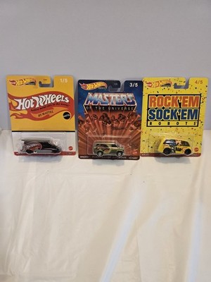 Hot Wheels Premium Real Riders 1:64 Lot of 3 BMW M3 E46, Transit, Astro