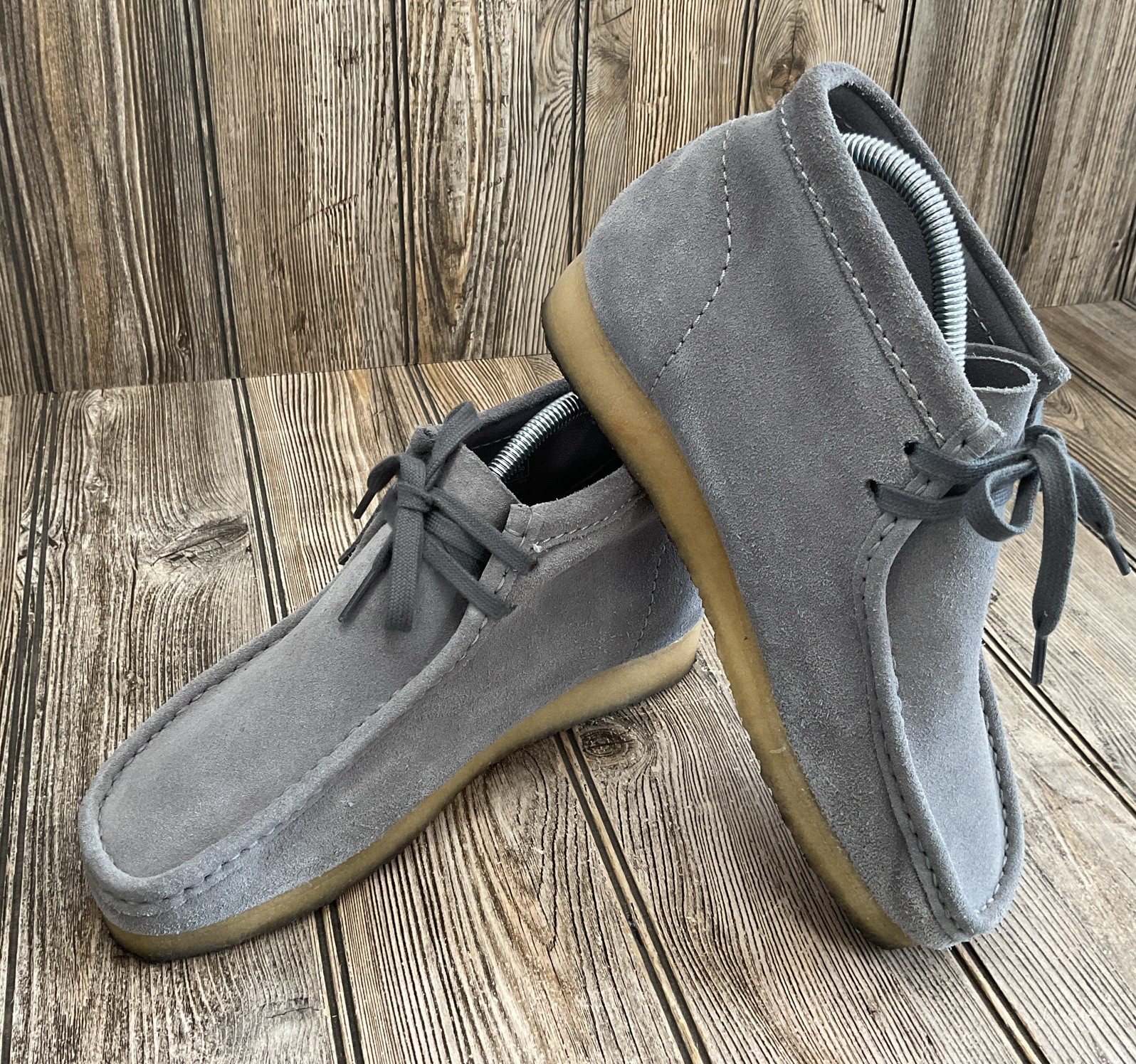 S Clarks Stinson Hi Suede Wallabees Ankle Dress Casual Boots