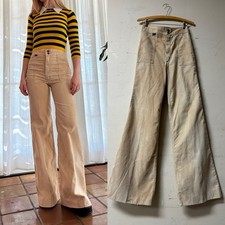 Vintage 70s Corduroy Bell Bottoms Wrangler 27x33
