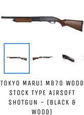 TM M870 Real Wood Shotgun Kit