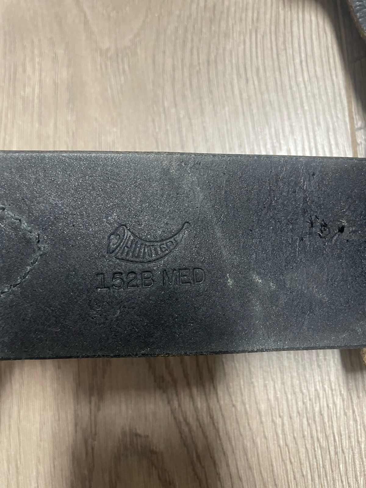 Vtg Hunter 152B Medium Leather Ammo Belt Fits .22 With Jay Pee Lawman Holster