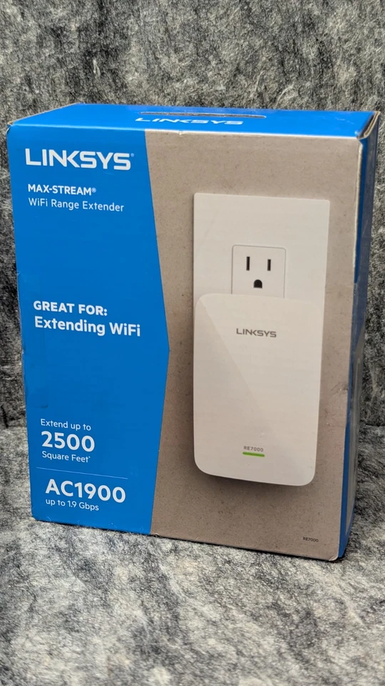Linksys EA7450 Max-Stream Dual Band WiFi 5 Router AC1900 + WiFi Range Extender - Image 4 of 4