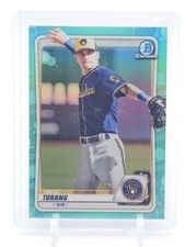 BRICE TURANG 2020 BOWMAN CHROME AQUA REFRACTOR ROOKIE /125 #BCP-35 Q3668