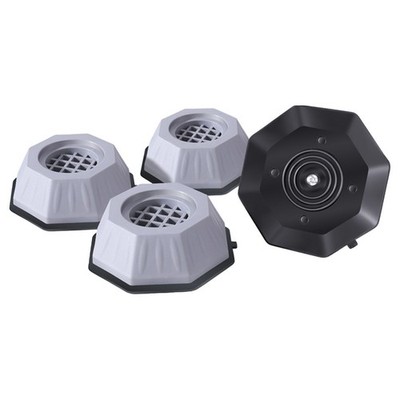 4 Pcs Waschmaschienenuntermatte Waschmaschine Gummifüße Anti-Rutsch-Pad