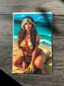 Cool Comics Gallery Savage Rogue Beach Bikini Cover - NM/Mint - Fernando Rocha