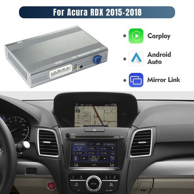 Wireless CarPlay Android Auto Retrofit Kit For Acura RDX 2015-2018 Dual Screen