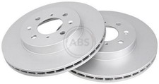 2x A.B.S. Disque de frein Avant pour HONDA CIVIC VII Hatchback (EU, EP, EV)