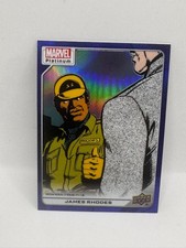 2023 Marvel Platinum James Rhodes Blue Rainbow #122