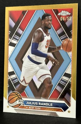 2024 Topps Chrome Basketball Julius Randle Gold Refractor /50 | eBay