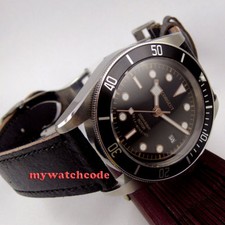 41mm CORGEUT Black Dial Sapphire Glass Miyota NH35A Automatic Diving Mens Watch