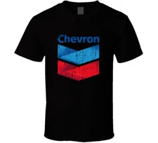Chevron Brand Name Vehical Fluids Cool T Shirt