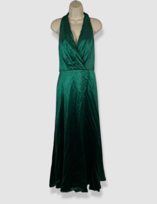 theia green dress Theia main image 1