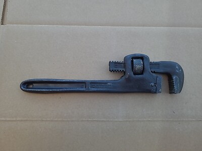 Vintage Walworth Ridgid Style 10  Pipe Wrench All Steel 1932 Patent Date