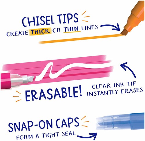 Crayola Erasable Highlighter Crayola Take Note! 6 Count Assorted - Picture 4 of 8