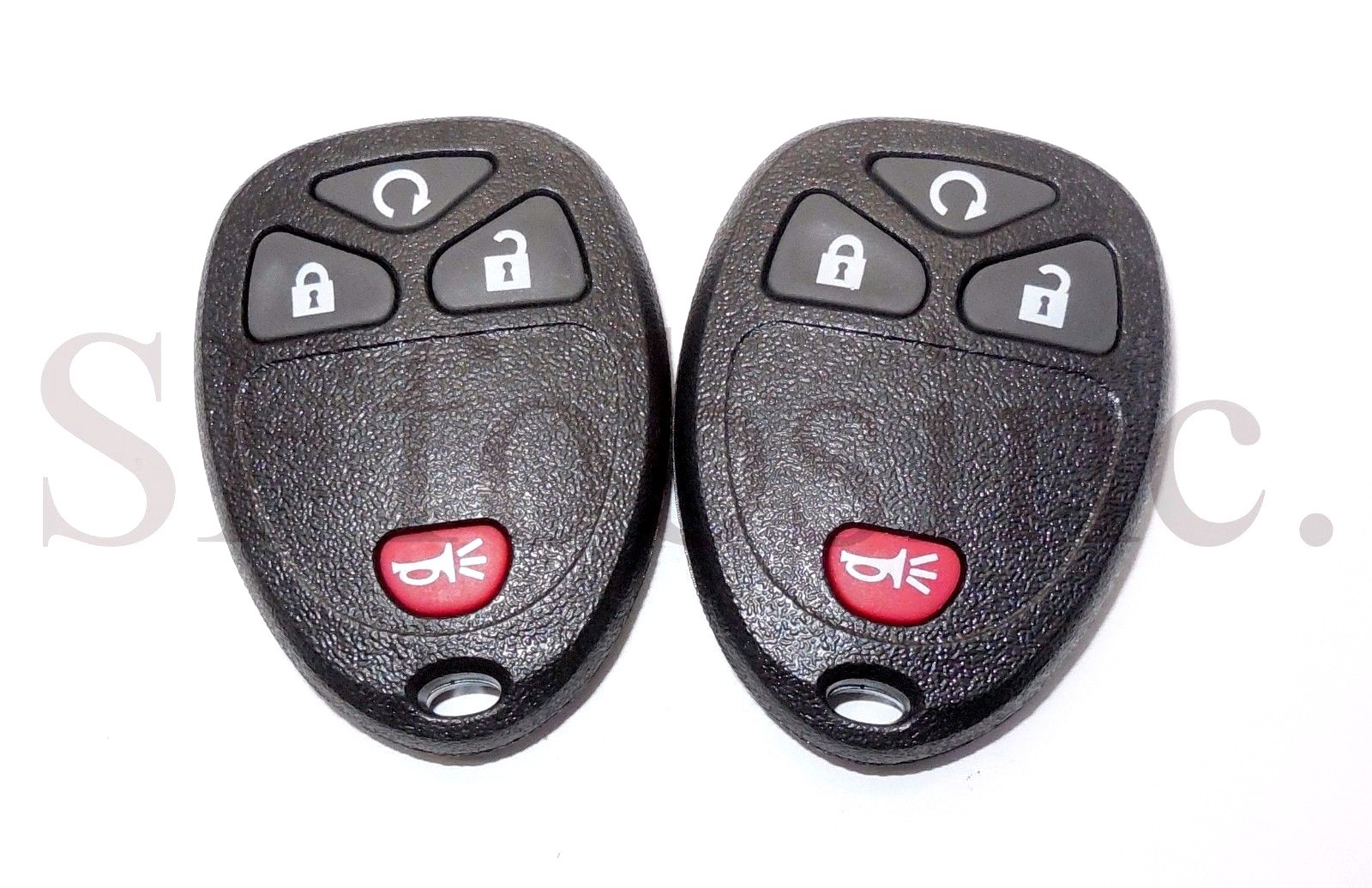 NEW PAIR GMC CHEVY BUICK KEYLESS REMOTE CLICKER TRANSMITTER OUC60221 ...