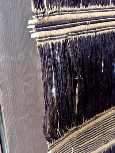 Hand Woven Loomed Hanging Wall Art Decor String Yarn Columbia Peru ? 65" x 34" - Picture 13 of 13