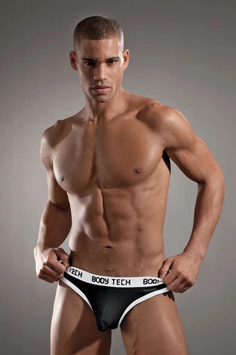 BodyTech Men's Maximizer Thong Bulge Enhancer -black