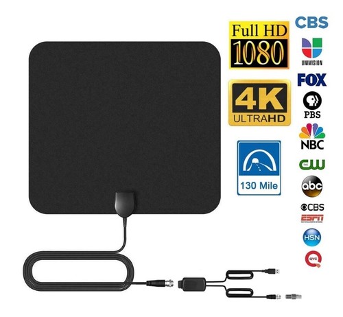 2-TV Antennas Indoor, Digital Amplified Indoor HDTV Antenna, 1080p VHF UHF - Picture 9 of 10