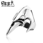 Bague crâne corbeau motard corbeau motard mode homme pour homme Rz 7-13 cadeau