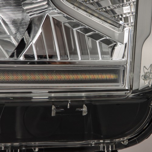 Fit 2014-2021 Toyota Tundra G2 Headlights w/DRL+Sequential Turn Signal Chrome - Picture 8 of 11