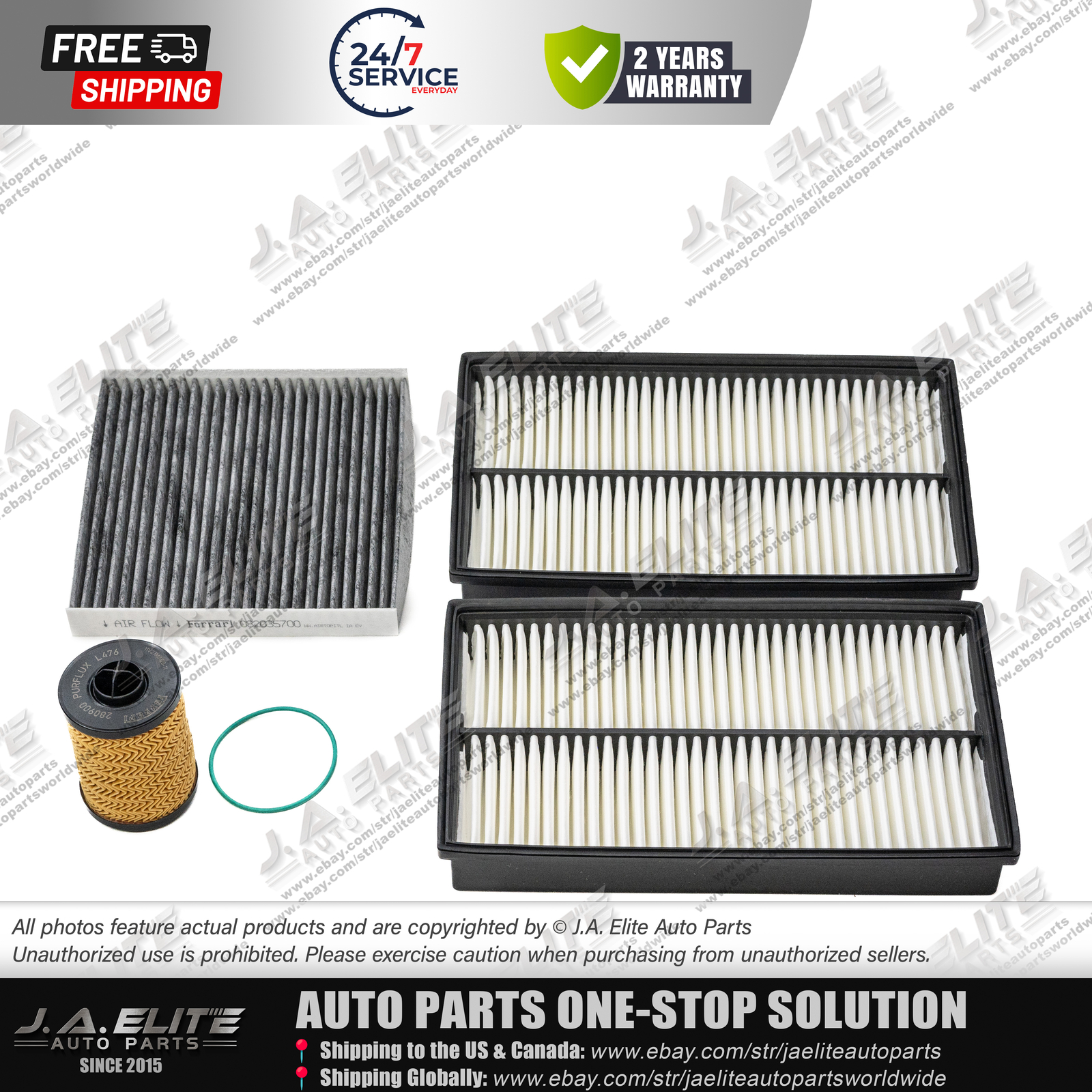 Ferrari Air Filter & Pollen Filter & Oil Filter Ferrari F12