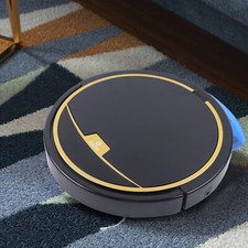 Rechargeable 15W Auto Cleaning Robot Vacuum Cleaner Microfiber Mop Floor Sweeper