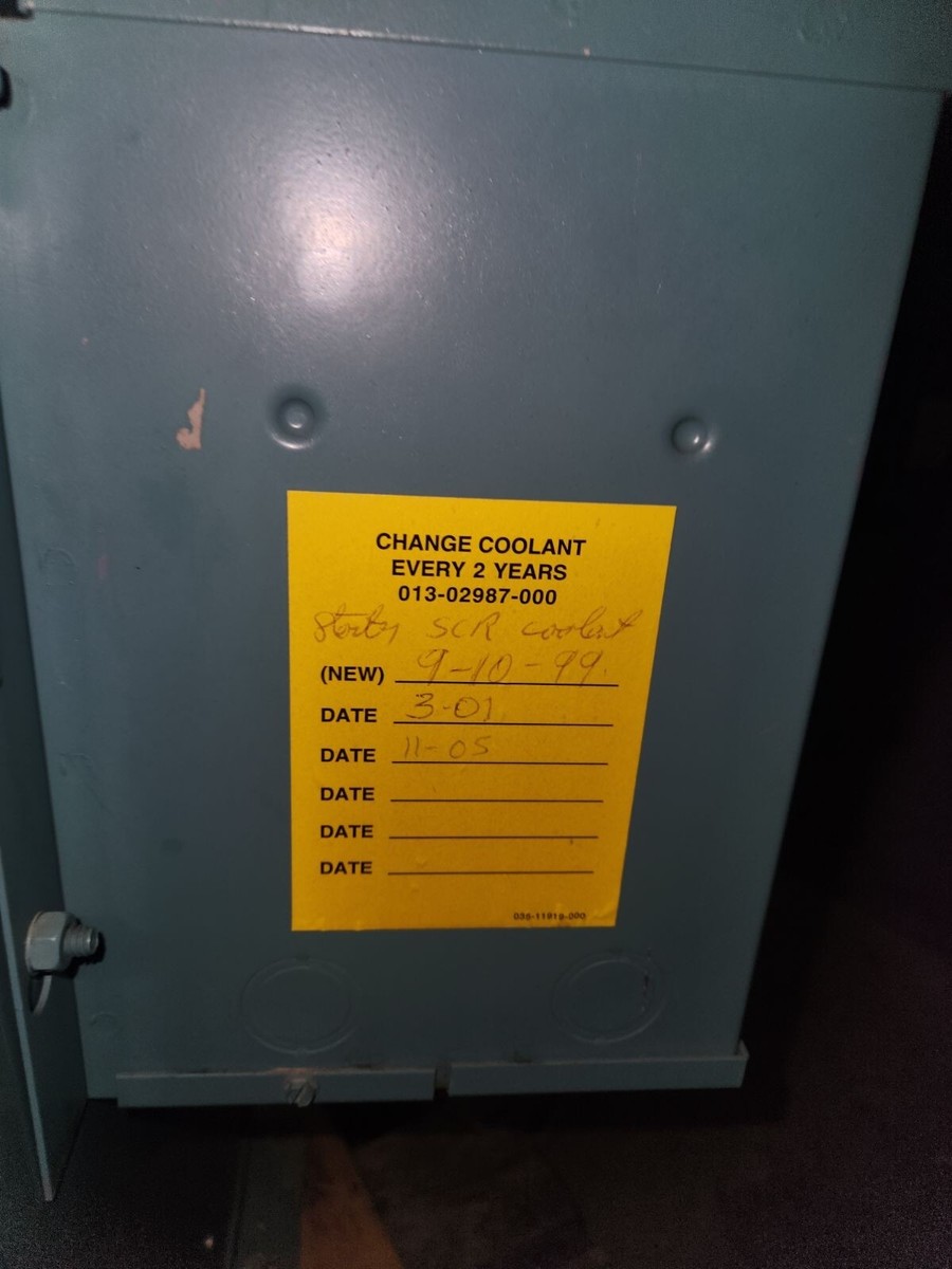 York SSS7L-46A 500HP 460V Chiller Solid State Motor Starter York SSS7L-46A 500HP 460V Chiller Solid State Motor Starter
